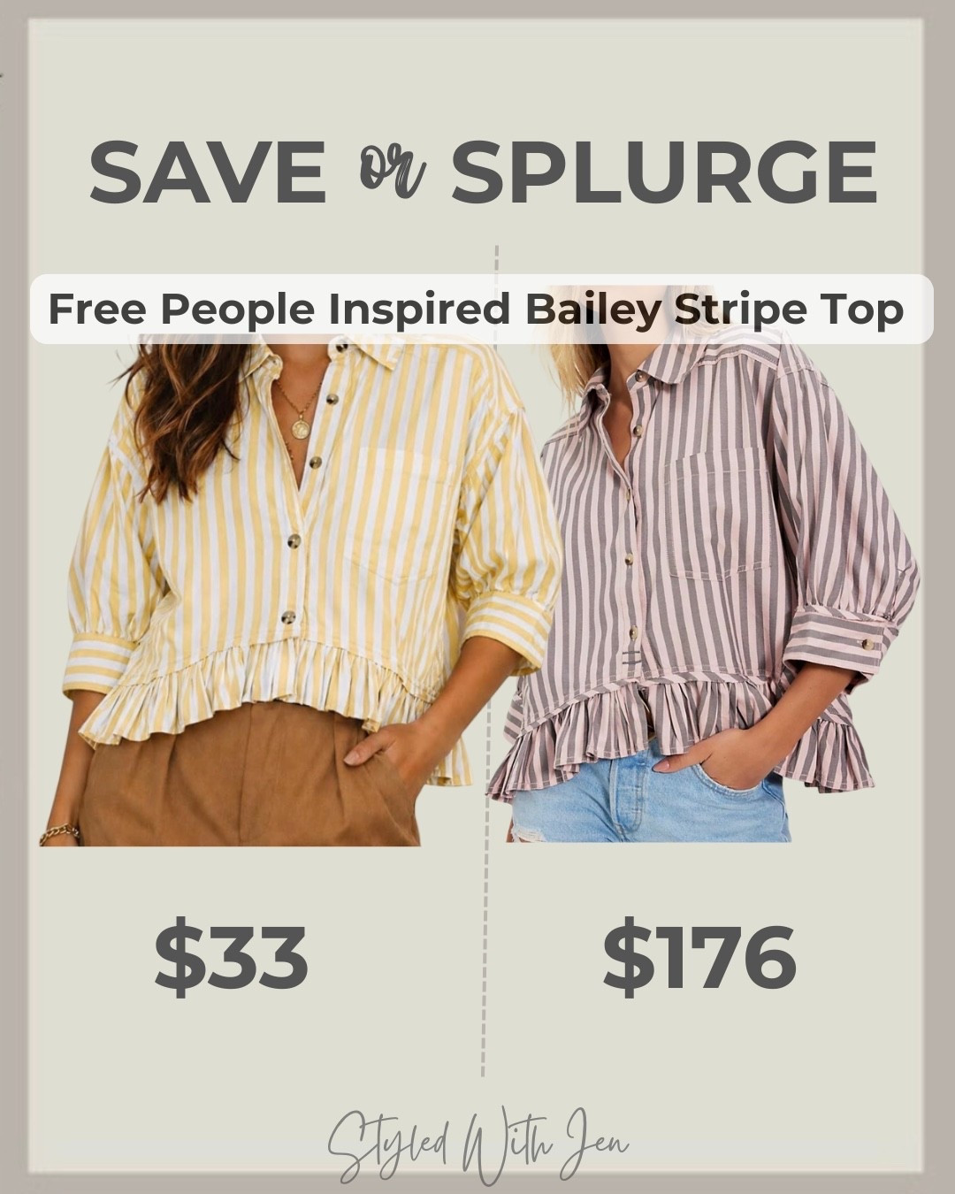 Another Designer Inspired Find
Free People vs Amazon 
Literally the perfect summer top! 
These look so similar! 👀

#LTKcanada #LTKsummer #LTKstyletip
