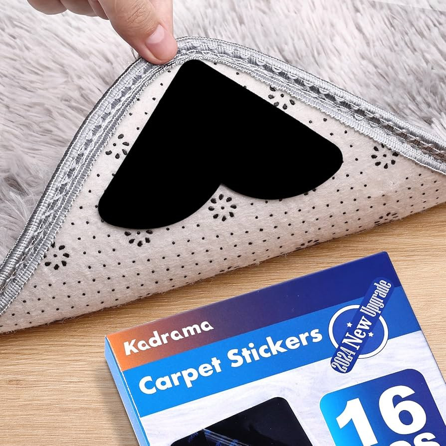 16pcs Non Slip Rug Corner Gripper for Hardwood Floors to Hold Rug Down, Anti Slip Under Rug Pads ... | Amazon (US)