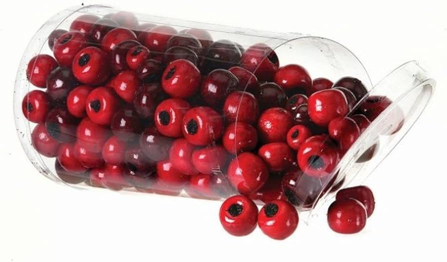 Christmas Cranberry Bowl and Vase Filler, Artificial Cranberries in Varied Sizes, Realistic Finis... | Amazon (US)