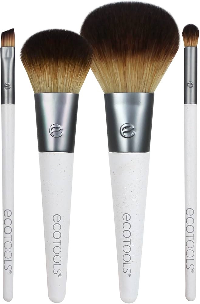 EcoTools On-The-Go Makeup Brush Kit, Travel-Friendly Brush Set, Convenient Makeup Tools for Powde... | Amazon (US)