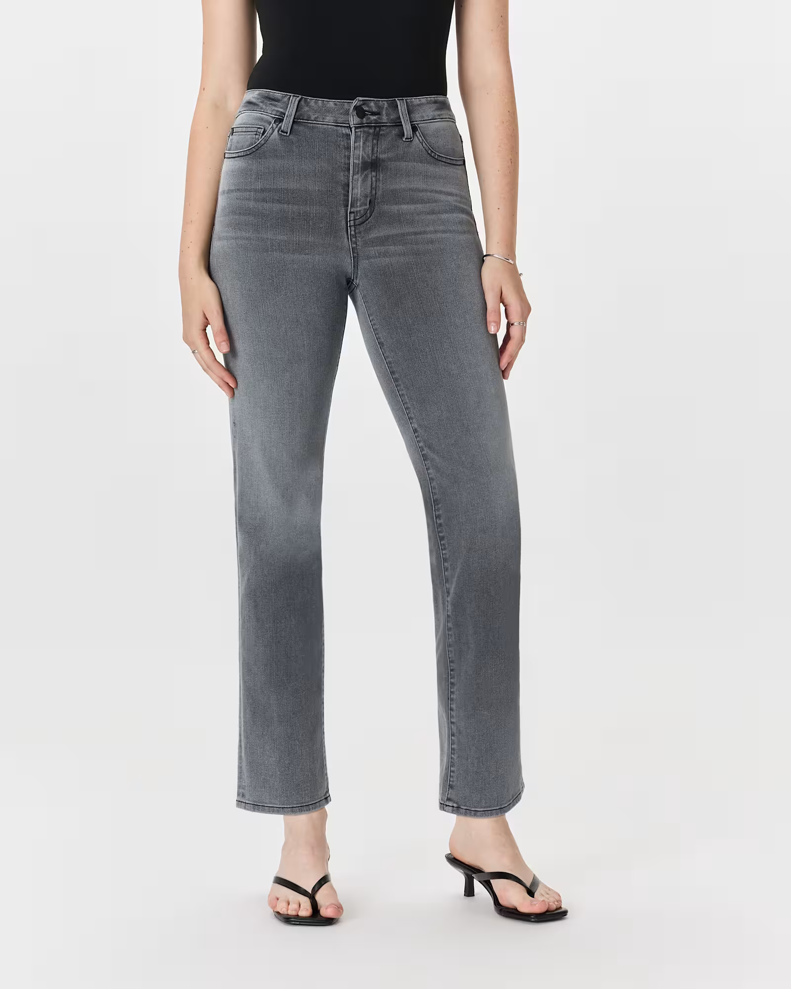 Bella Stretch Kick Flare Jeans in Greyed Out | Quince