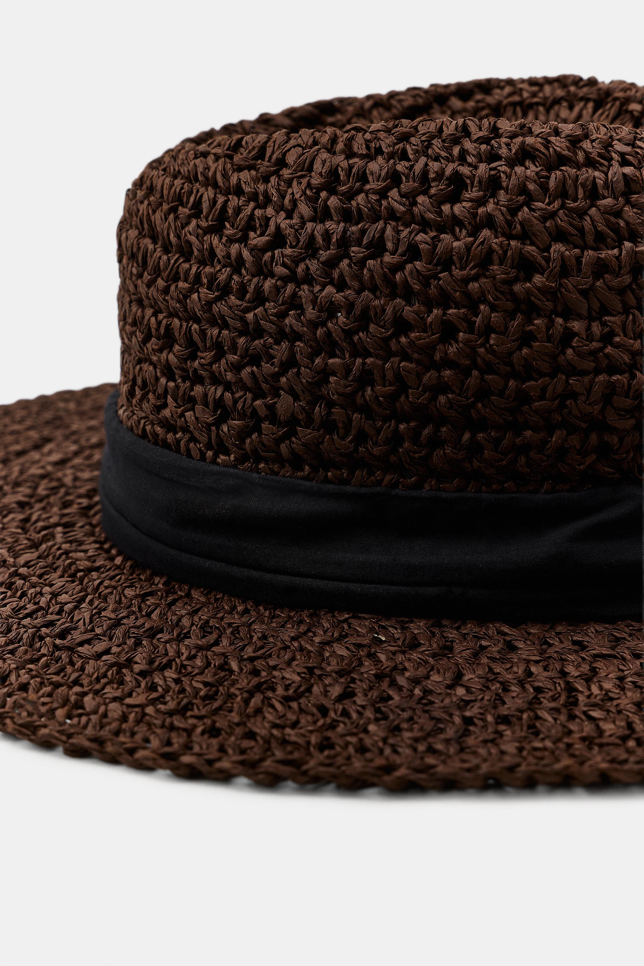 CONTRAST BAND HAT | Zara US