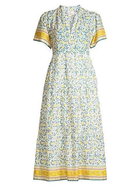 Luana Floral Midi Dress | Saks Fifth Avenue