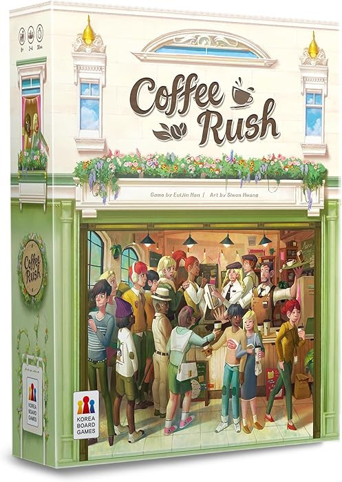 Coffee Rush Board Game - Brew Up Success in a Quick, Addictive, and Fun Coffee Adventure! Strateg... | Amazon (US)