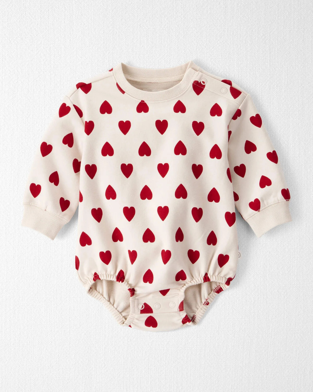 Baby Organic Cotton Bubble in Forever Hearts Print | Carter's Inc