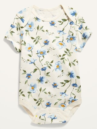 Unisex Short-Sleeve Printed Bodysuit for Baby | Old Navy (US)