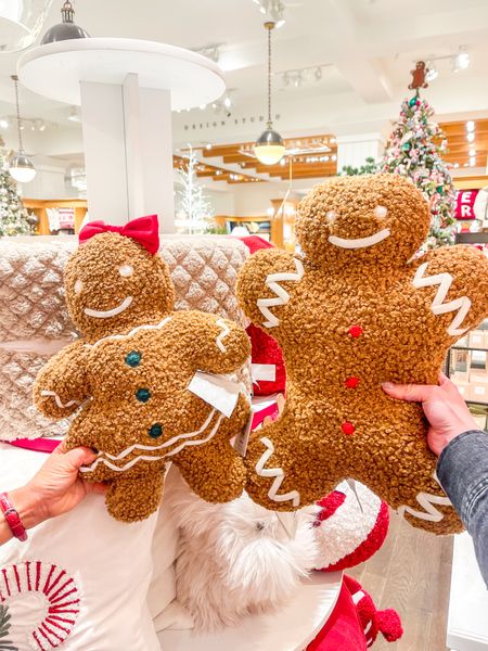 Christmas Time!! 
 Visited the mall for some holiday inspo and found the super cute gingerbread pillows! Mr. Spice and Ms. Spice!! 
Also linking a similar item lower in price 

#LTKSeasonal #LTKfindsunder100 #LTKHoliday