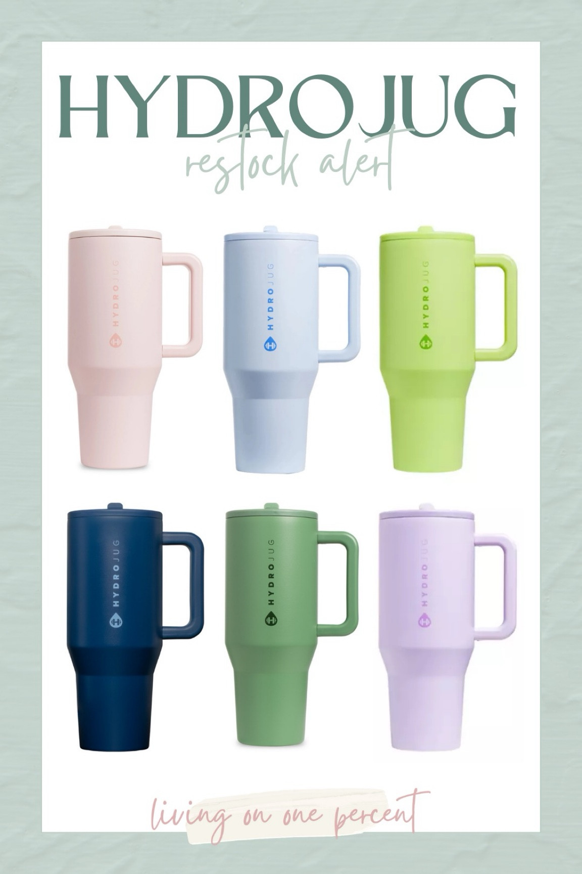 HydroJug restock alert!!! New HydroJug colors are available - SELL OUT RISK HIGH!! My latest color is officially my new summer cup. Love these for keeping my drinks cold and stable.

#LTKhome