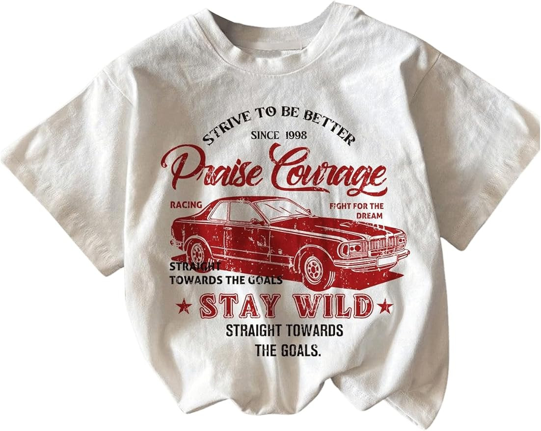 SOLY HUX Women's Summer Graphic T-Shirts Short Sleeve Crew Neck Tee Shirt Tops | Amazon (US)