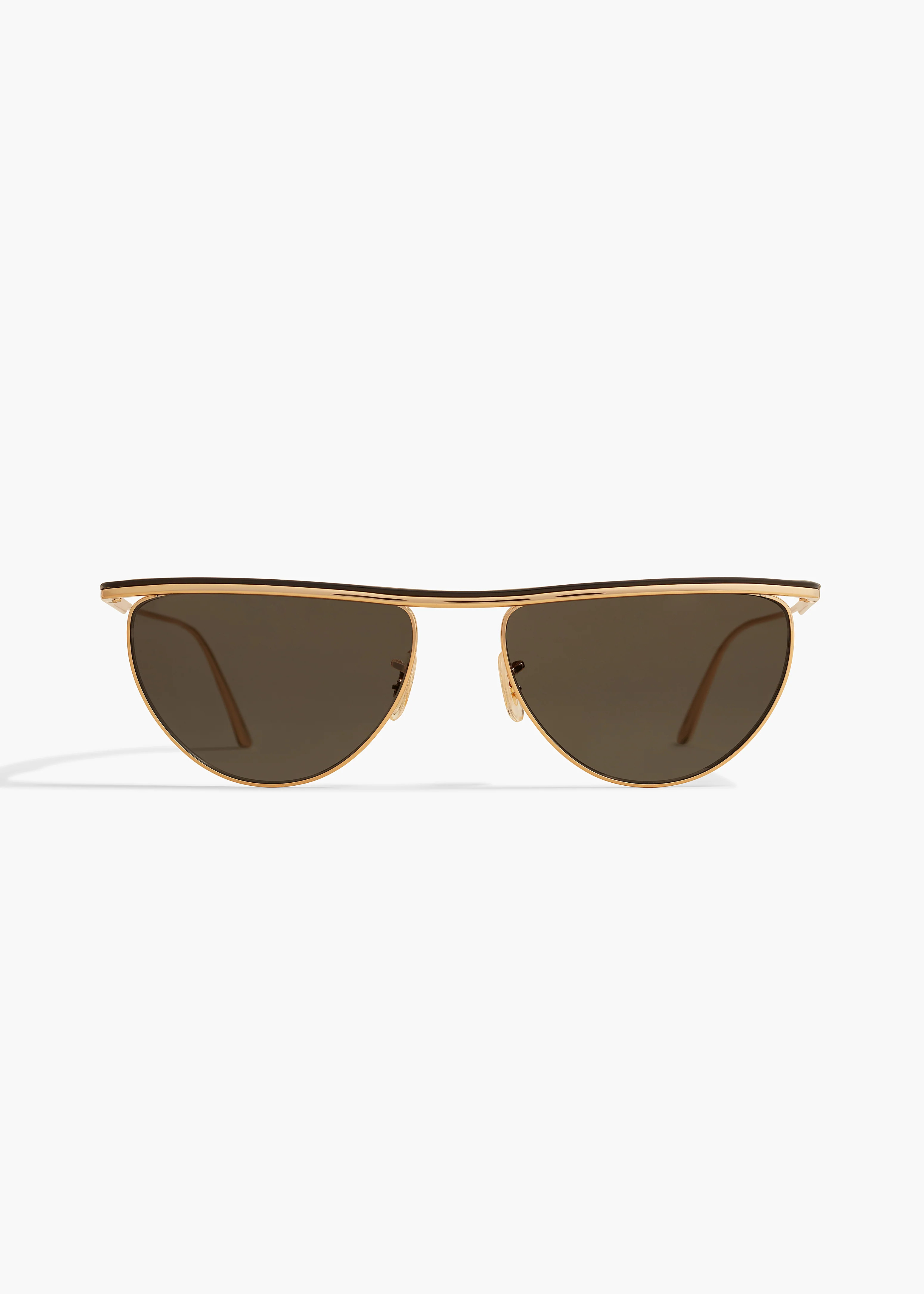 KHAITE x Oliver Peoples 1984C in Gold and Grey | Khaite