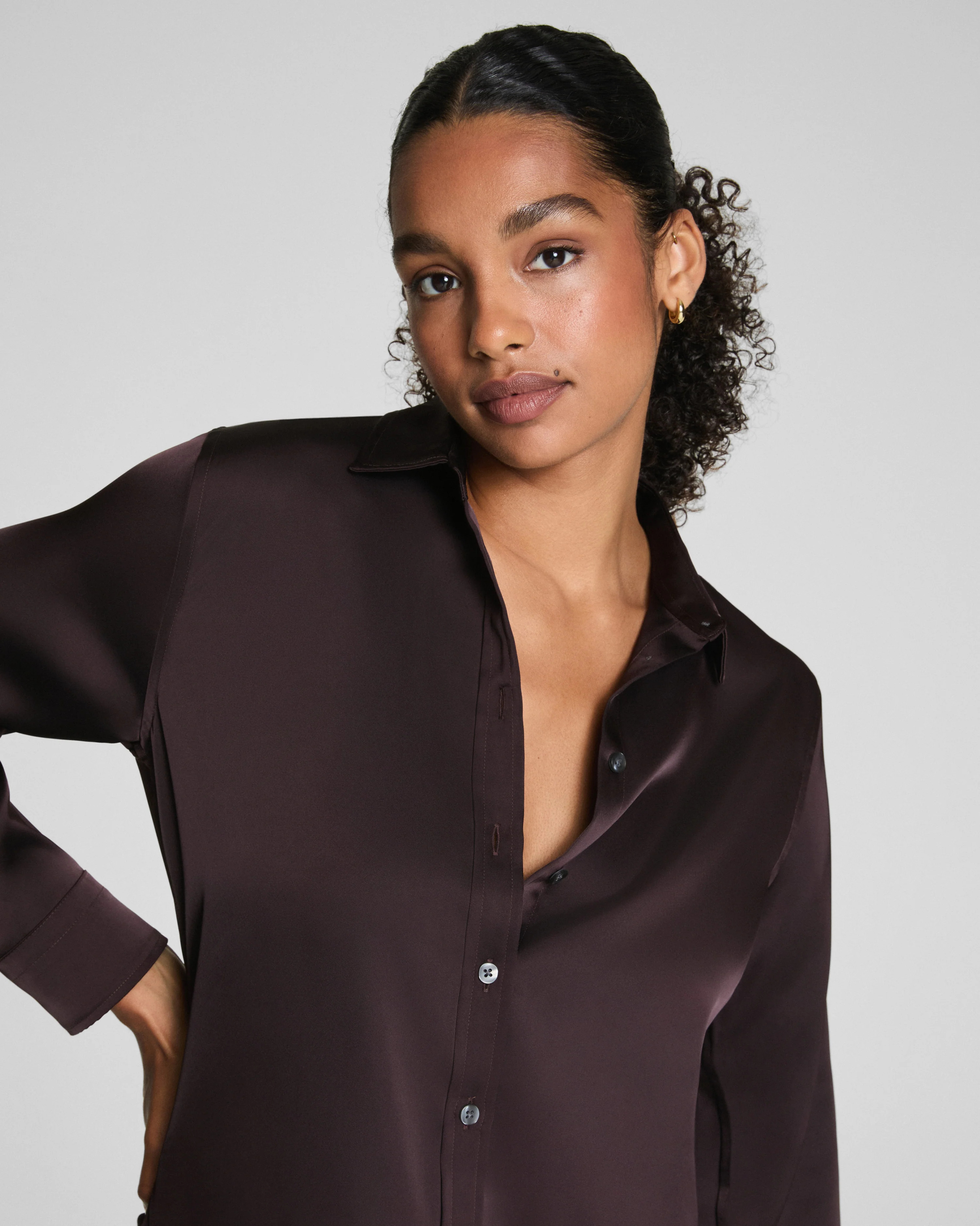 Silky Smooth Button Down | SPANX | Spanx