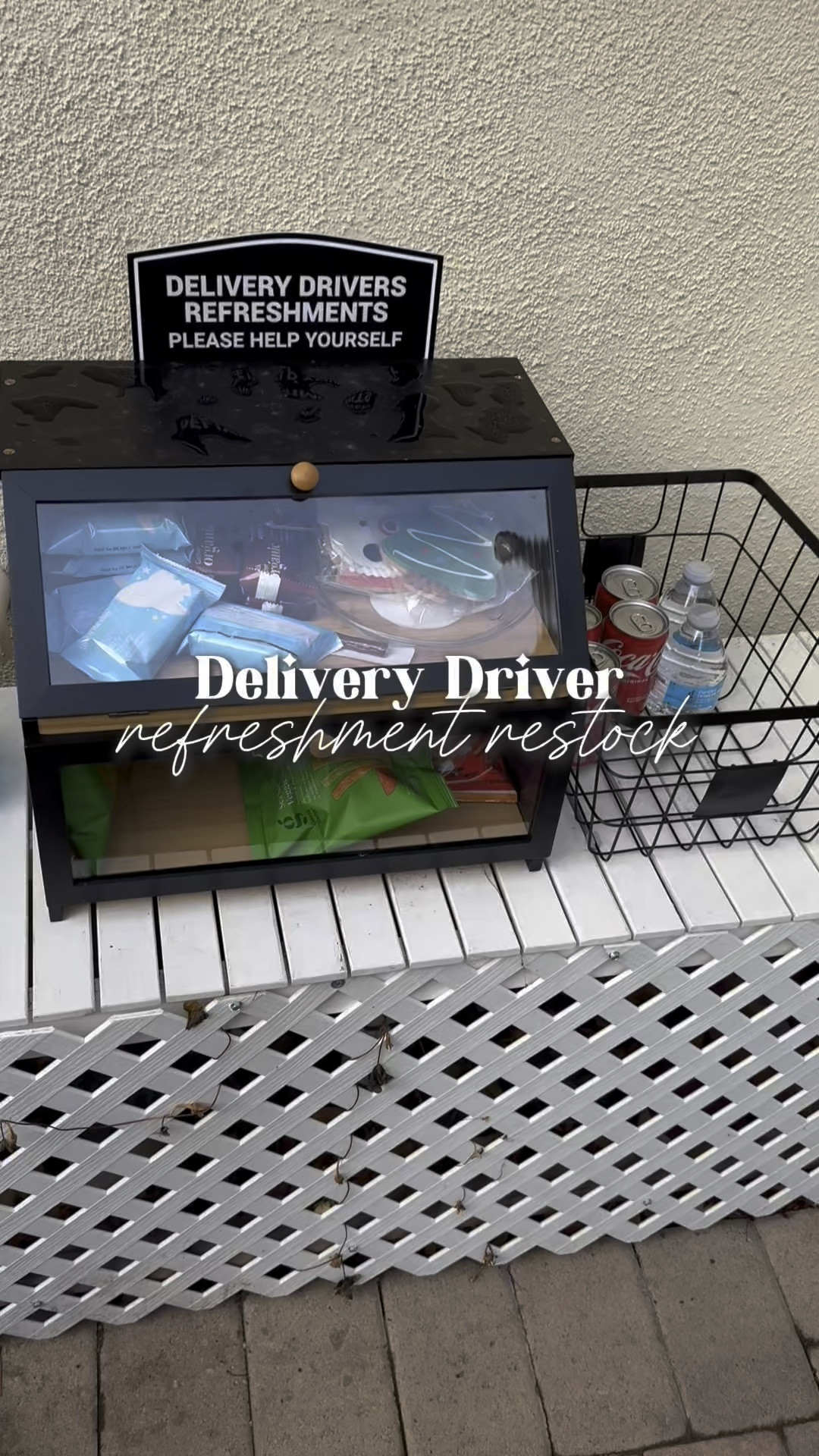 Delivery driver refreshments and snacks 

#LTKGiftGuide #LTKHoliday #LTKHome