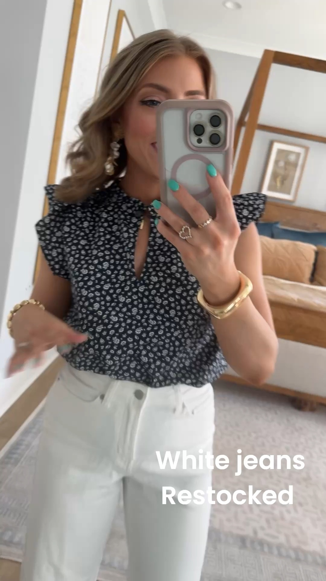 RESTOCK ALERT 🚨 these viral Walmart white jeans are BACK and I’m telling you now… they will sell out AGAIN 🤍👏🏼

If you missed them last time, this is your sign!! These are hands down some of the BEST white denim I’ve found — flattering, comfortable, and most importantly… NOT see through 🙌🏼✨

The fit is so good (high rise + wide leg = chef’s kiss 👌🏼) and they pair with everything from easy basics to dressier tops. I styled them two ways here for that effortless everyday look 🤍

✔️ non see-through white denim
✔️ flattering high-rise fit
✔️ easy wide leg style
✔️ everyday mom-friendly outfits

Run don’t walk on these!! Linking before they’re gone again 🏃🏼‍♀️💨

#walmartfashion #walmartstyle #walmartfinds #walmartdenim #whitejeans #affordablefashion #everydayoutfits #momstyle #casualoutfits #springstyle #summerstyle #outfitinspo #budgetfriendlyfashion

#LTKootd #LTKPetite