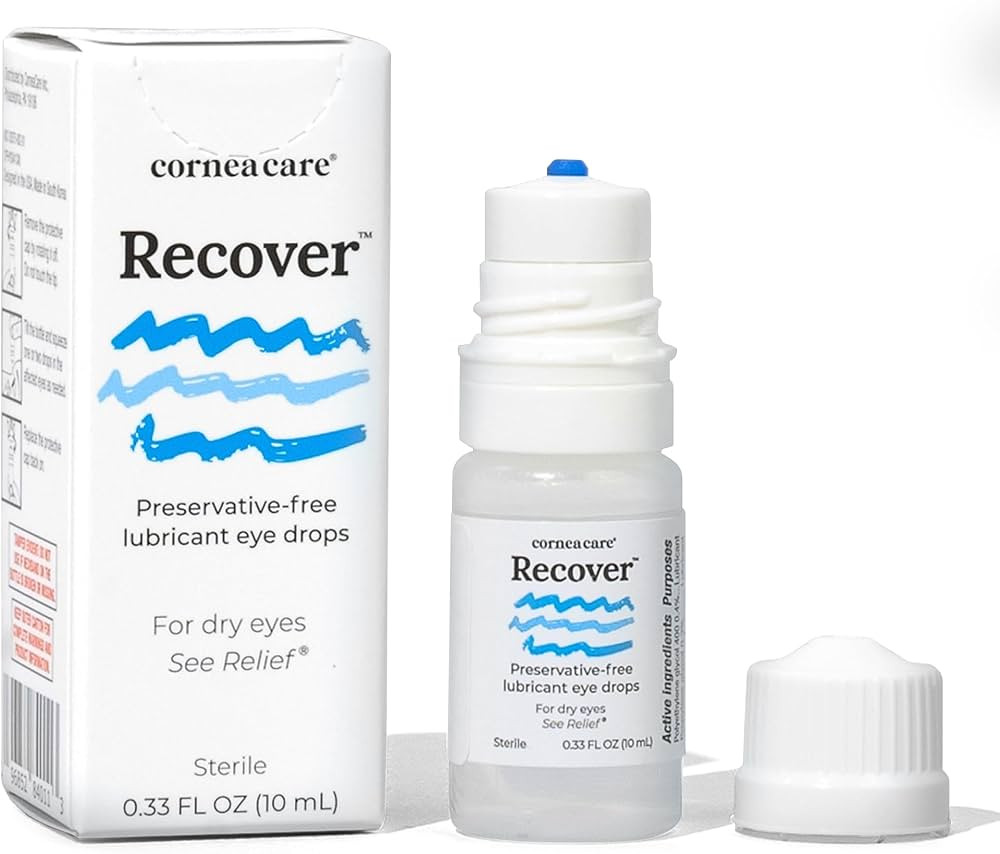 CorneaCare Recover: Eye Drops | Preservative Free Artificial Tears | Hydrating Eye Drops for Dry ... | Amazon (US)