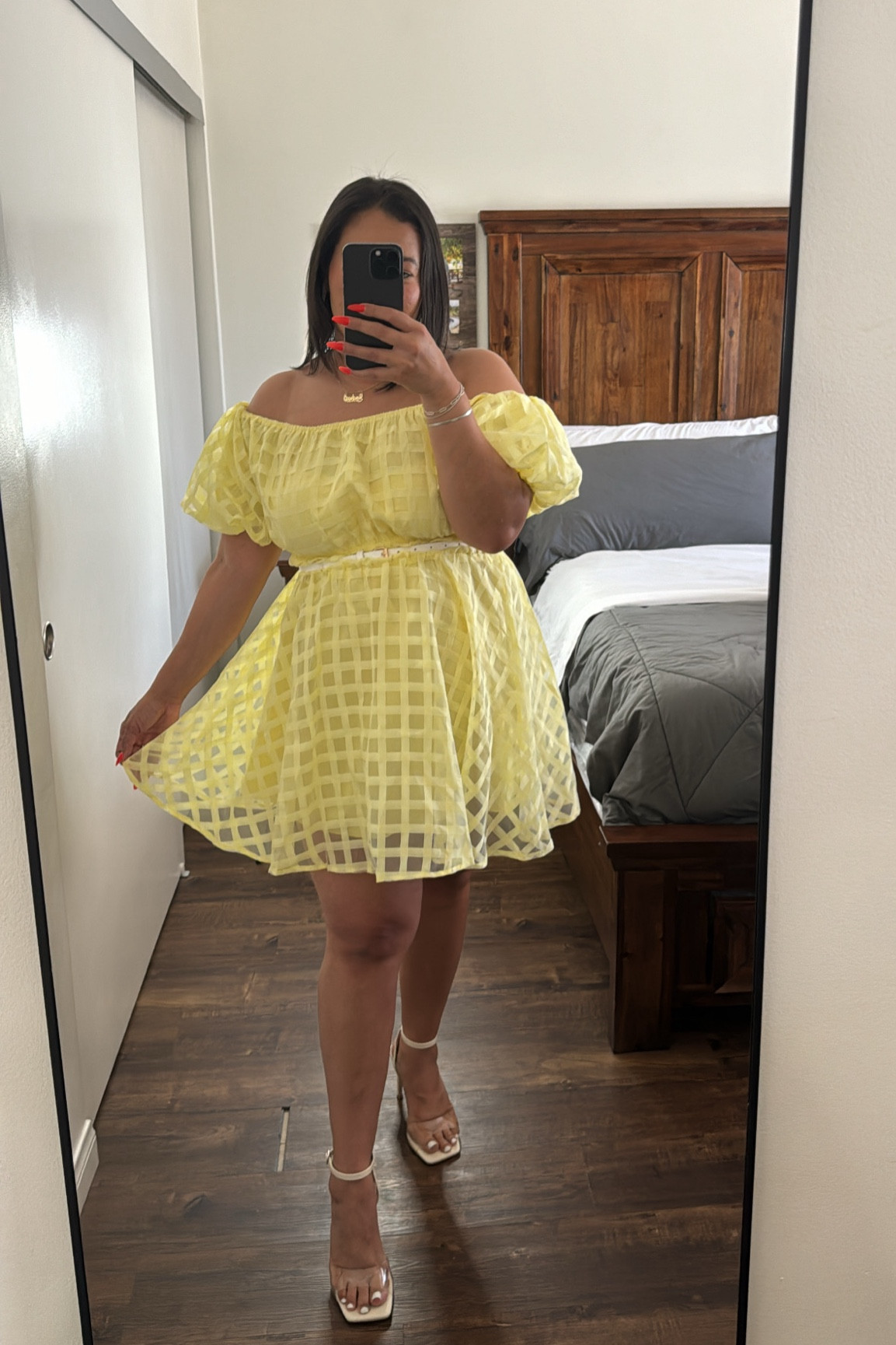 How pretty is this baby doll mini dress? I love the pretty yellow for summer and especially when I’m tan. I put this together for a birthday outfit. It comes in so many different colors too. 

Dress- large (runs a little big)

Birthday dress, birthday outfit , birthday outfit idea, babydoll dress, puff sleeve dress, Amazon birthday dress, yellow dress, midsize outfit , dress, short dress, a line dress, midsize style 

#LTKMidsize #LTKStyleTip #LTKParties