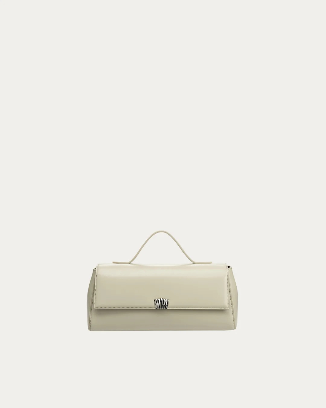 Shell Clutch Linen Gloss | Freja New York