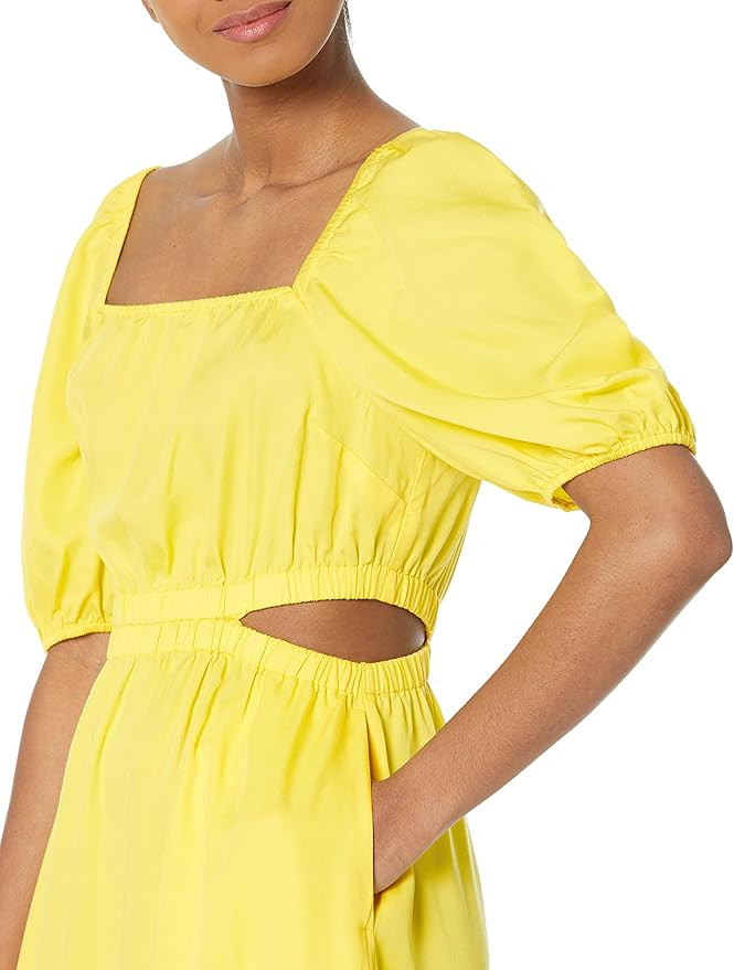 The Drop Women's Anaya Square-Neck Cutout Tiered Maxi Dress | Amazon (US)