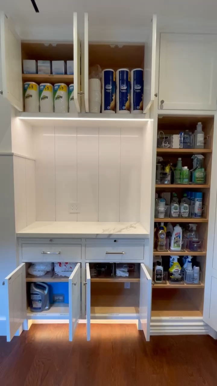 Laundry room organization and storage at our Beverly Hills project! 

#LTKhome #LTKfamily #LTKstyletip