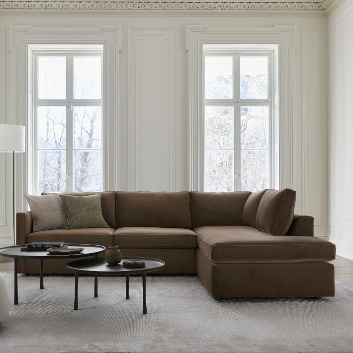 Harris 2-Piece  Sleeper Sectional w/ Bumper Chaise (112") | West Elm (US)