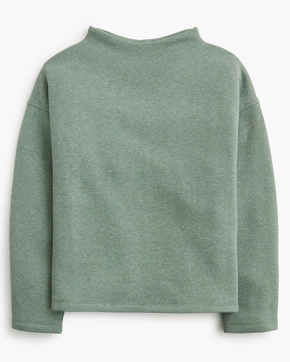 Fleece mockneck sweatshirt | J.Crew Factory
