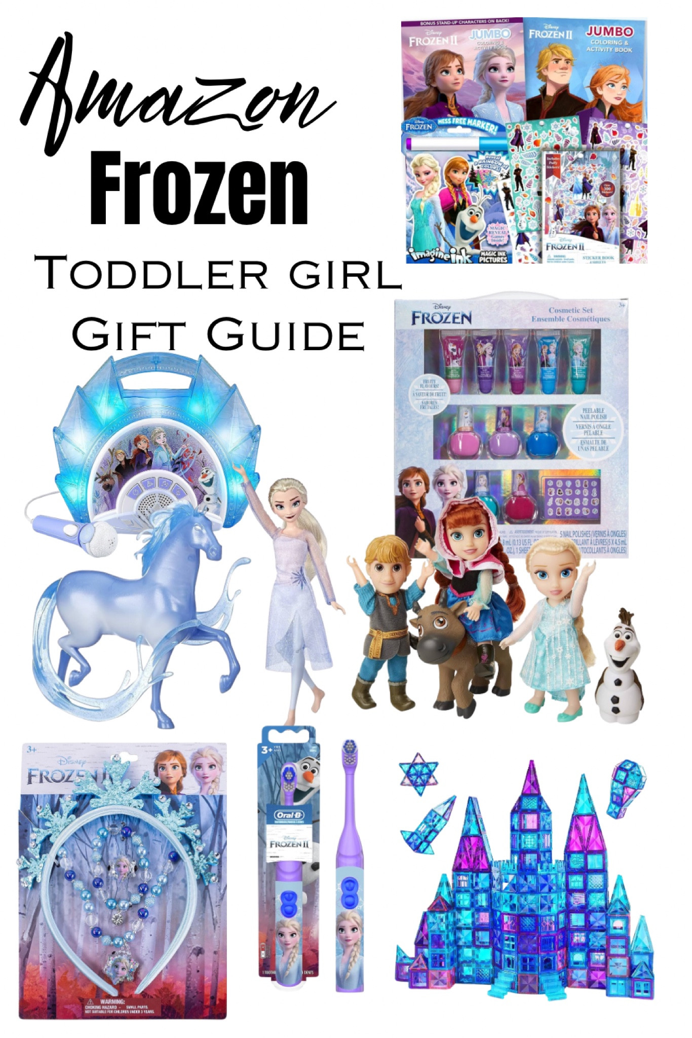 Amazon Frozen toddler girl gift guide, Christmas gifts, gift guide, Elsa, Anna, Olaf, frozen, toddler girl 

#LTKGiftGuide #LTKHoliday #LTKkids