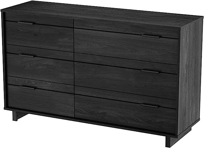 South Shore Fynn 6-Drawer Double Dresser Gray Oak, Contemporary | Amazon (US)