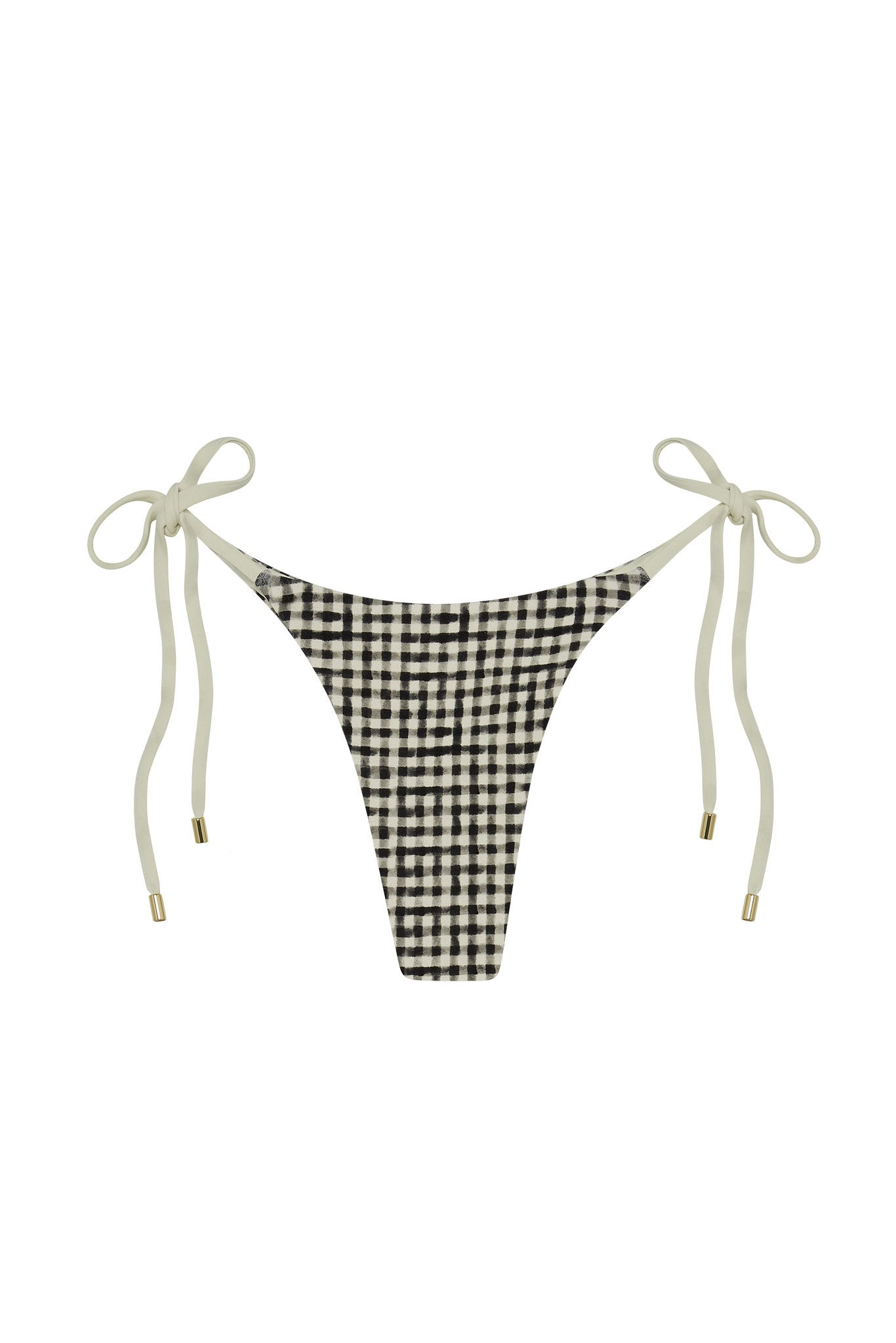 Palma Bottom - Black Gingham | Monday Swimwear