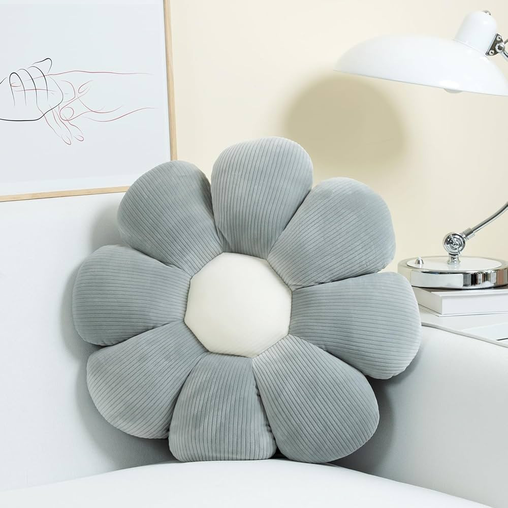 Sioloc Flower Pillow,Flower Shaped Throw Pillow Butt Cushion Flower Floor Pillow,Seating Cushion,... | Amazon (US)