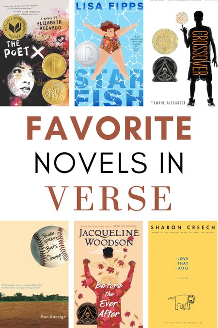 I don’t consider myself a poetry lover, but in the last few years, I have really come to love novels written in verse.

Here are my favorites! 