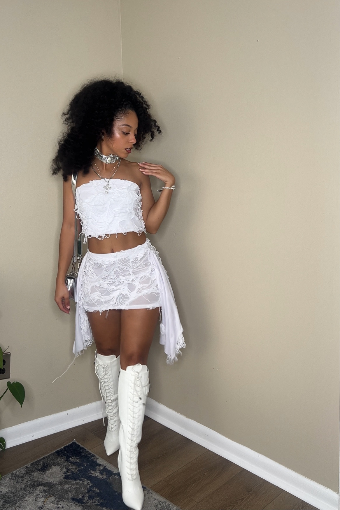 White set: Top Size S; Skirt Size S 

#LTKSeasonal #LTKStyleTip #LTKSaleAlert