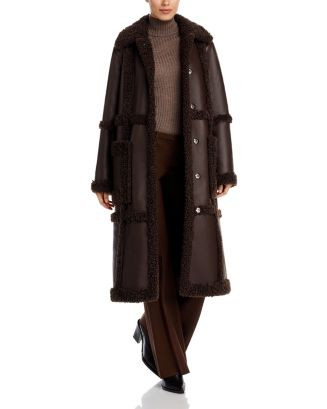 STAND STUDIO Patrice Faux Shearling Coat  | Bloomingdale's Women | Bloomingdale's (CA)
