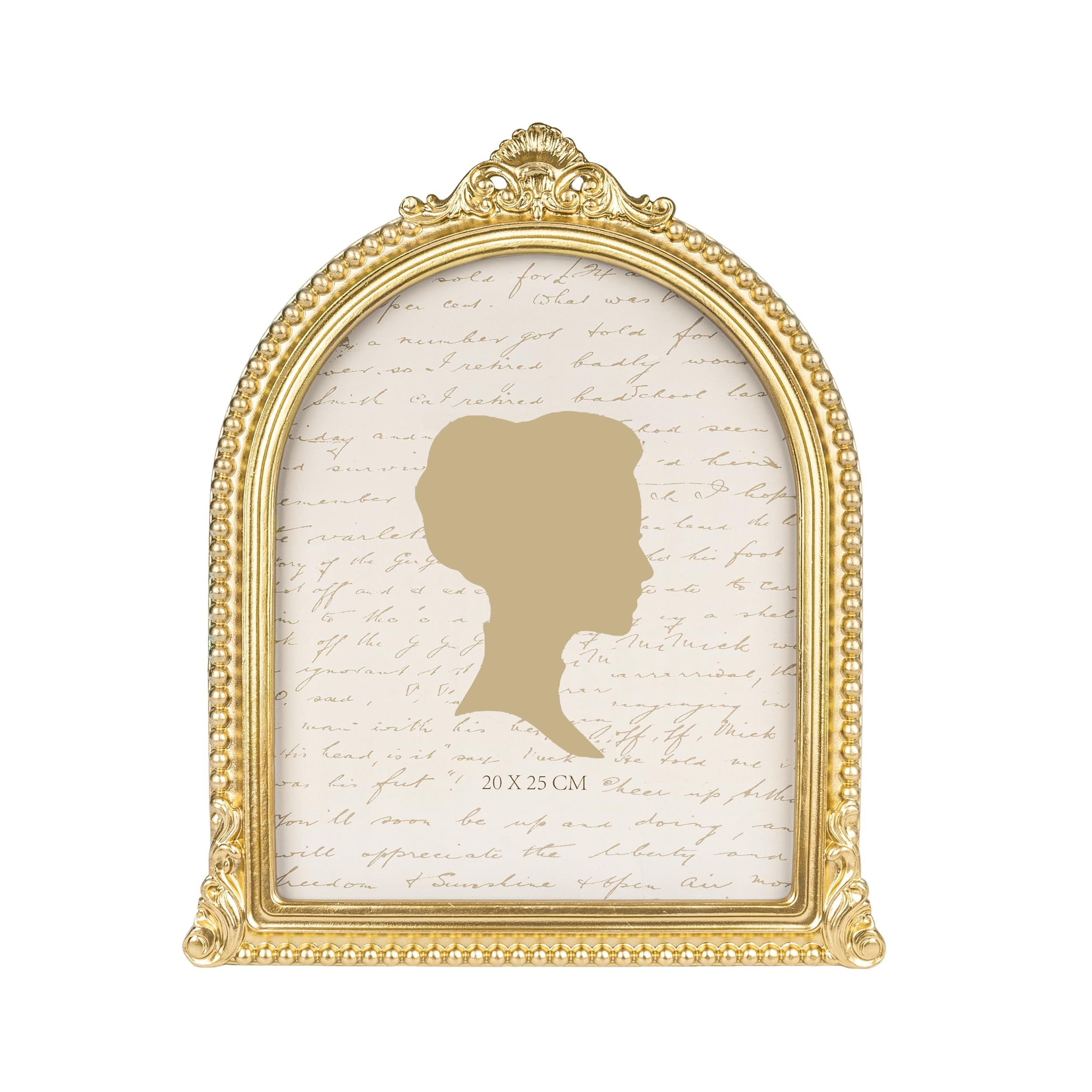 AELS 8x10 Inch Vintage Beaded Picture Frame, Elegant Antique Arched Photo Frames with Glass Front... | Amazon (US)