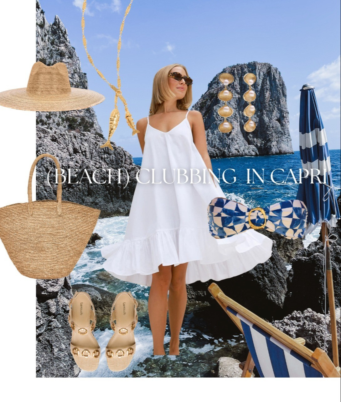 Capri outfit #italy #ltktravel #traveloutfit #summeroutfit 

 