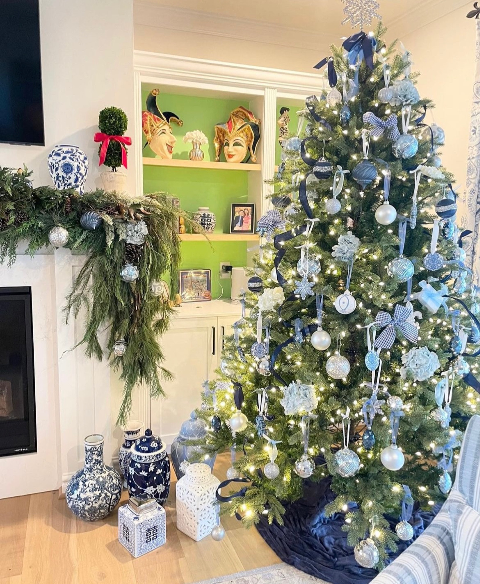 Sale Leaked! From Ginger jars to topiaries and blue and white ornaments, blue and white is timeless.  Even the carpet is matching here. Get it all here. 

#LTKhome #LTKHoliday #LTKSeasonal
