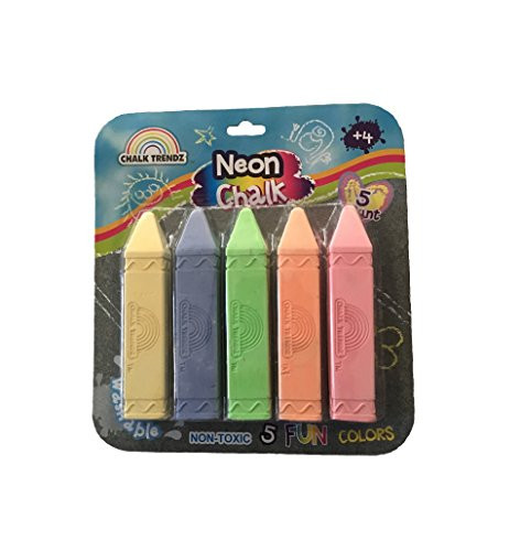 Chalk Trends Neon Chalk 5 non toxic Big Colors | Amazon (US)
