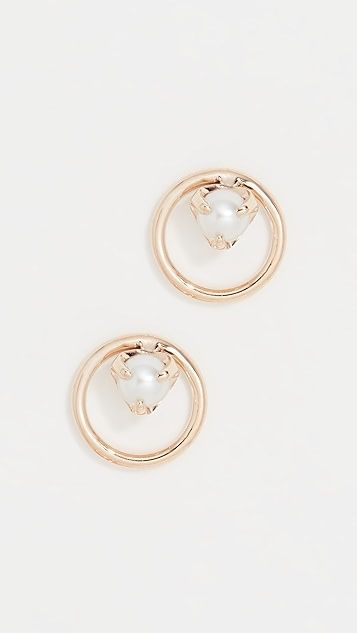 White Pearl Earrings | Shopbop