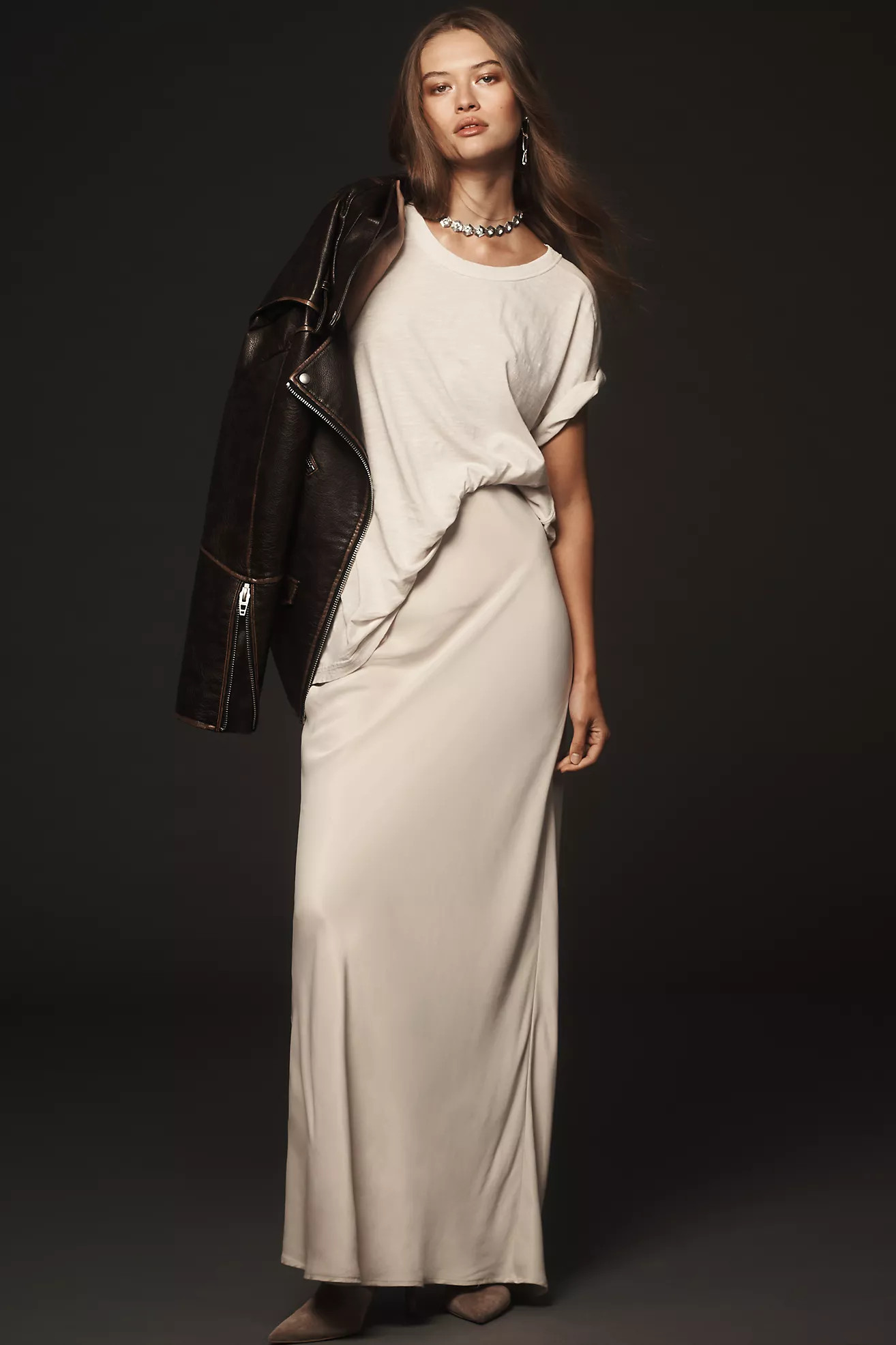 The Tilda Maxi Slip Skirt | Anthropologie (US)