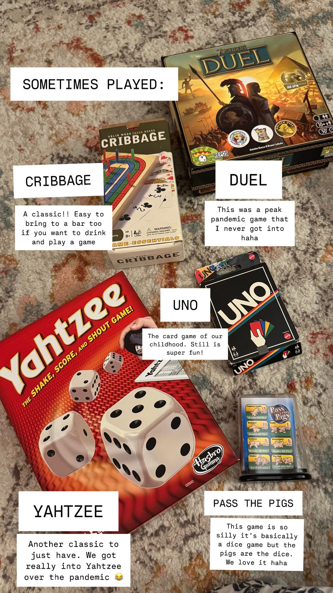 Our next most played games!