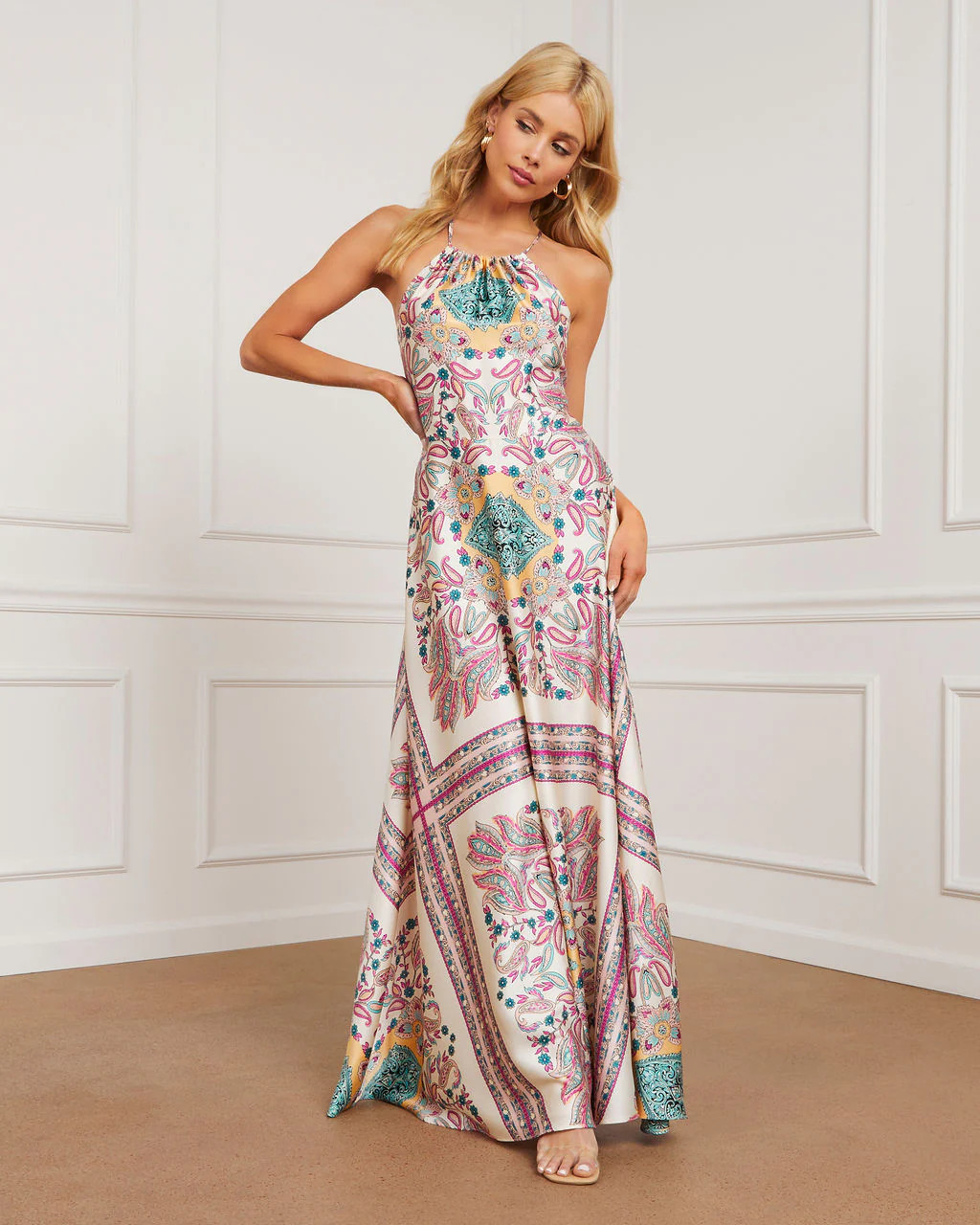 Evianna Halter Empire Maxi Dress | VICI