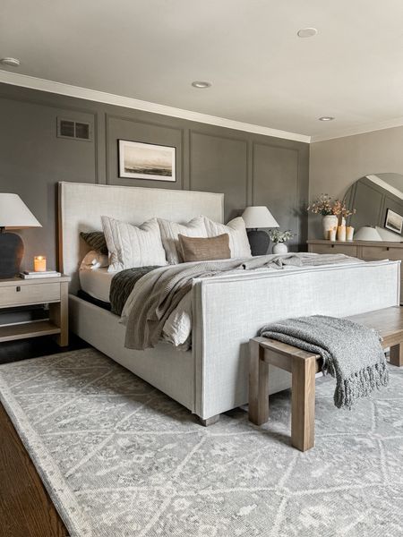 Light, airy, calming and peaceful! Your bedroom should feel like a tranquil space that allows you to unwind at night. I love our primary! 

#LTKStyleTip #LTKHome