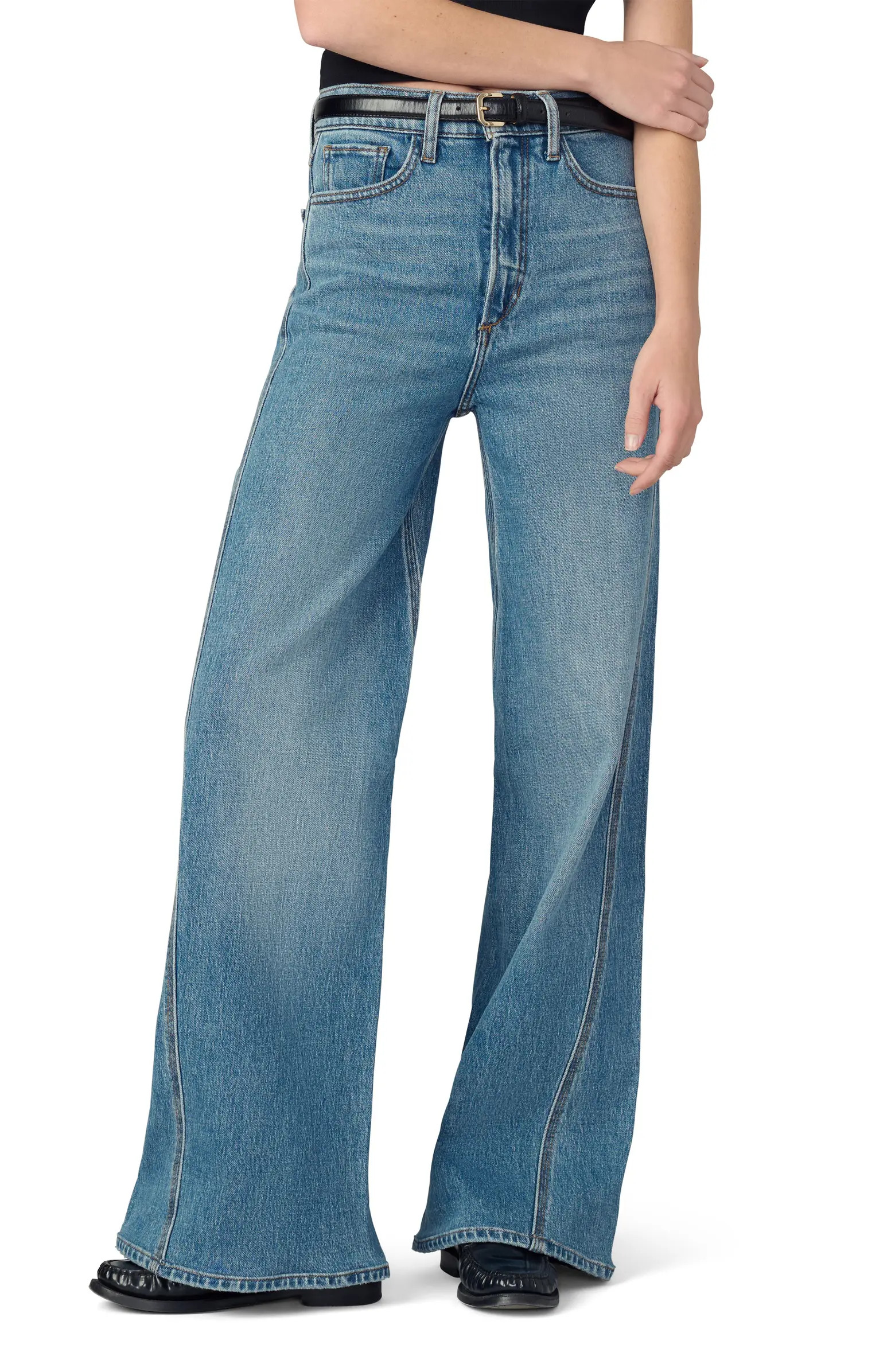 The Mia High Waist Twisted Wide Leg Jeans | Nordstrom Rack