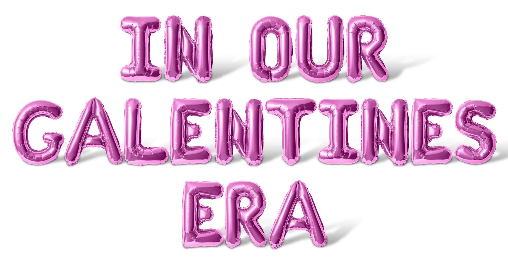 Letter Balloons - IN OUR GALENTINES ERA 16" Inch Alphabet Letters Foil Mylar Balloon Galentines D... | Amazon (US)