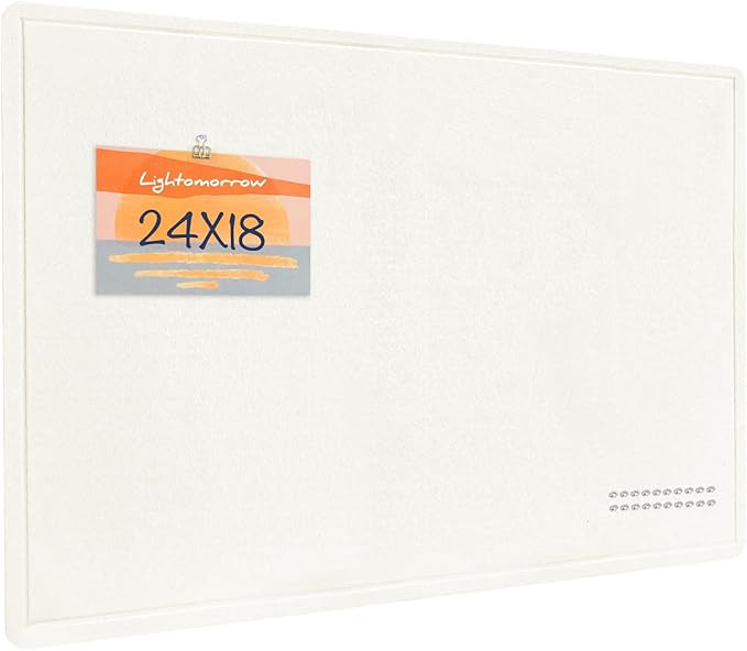 Bulletin Board, 24 x 18 inches Felt Board Decorative Pin Board, Cork Board Alternative for Wall, ... | Amazon (US)