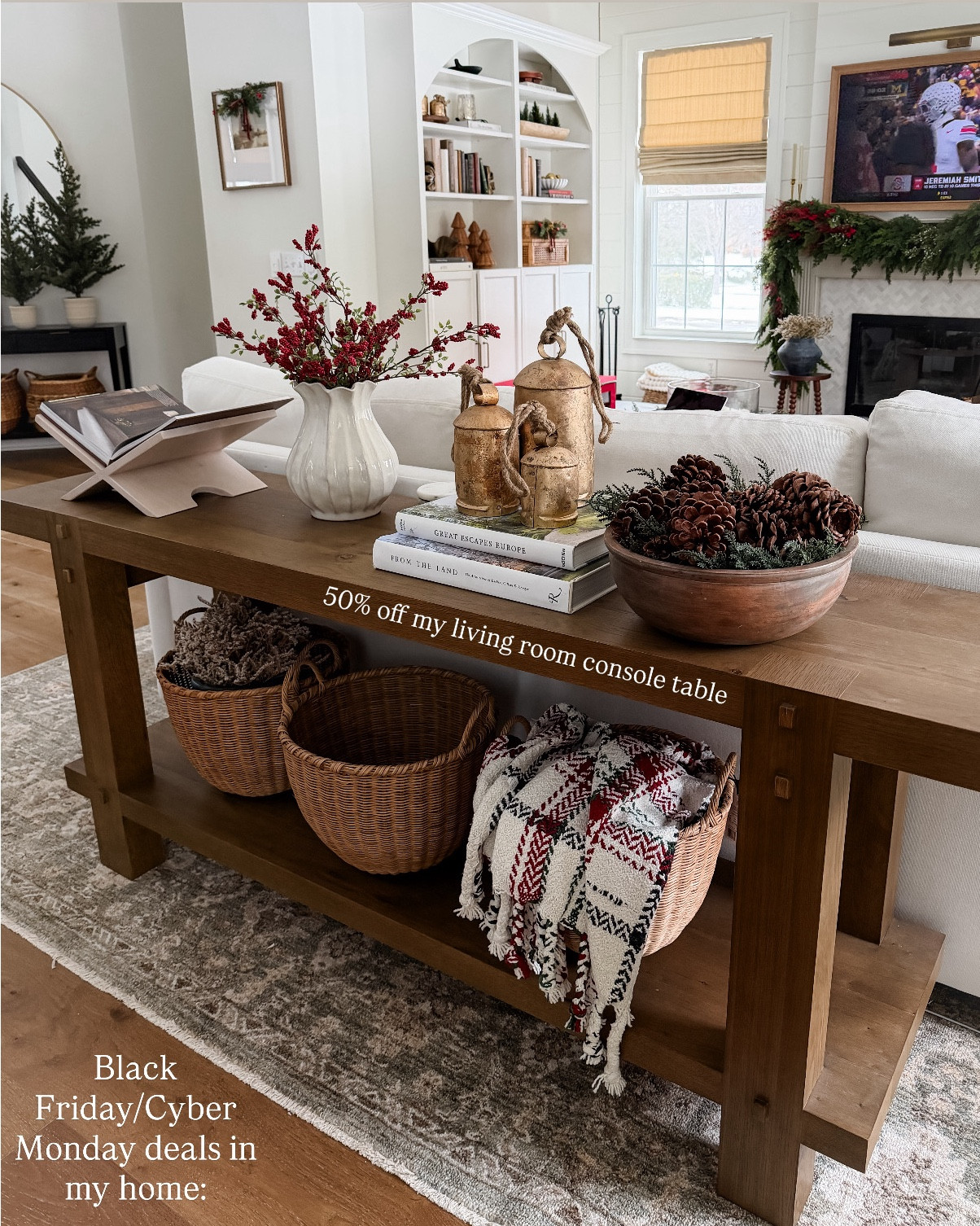 Black Friday/cyber Monday deals in my home! McGee and Co., Pottery Barn, Wayfair, Joss and Main, Target, and more. Console tables, coffee tables, rugs, mirrors, lighting, tile, stools—such a good time to snag that big piece you’ve been eying. 

#LTKHome #LTKCyberWeek #LTKHoliday