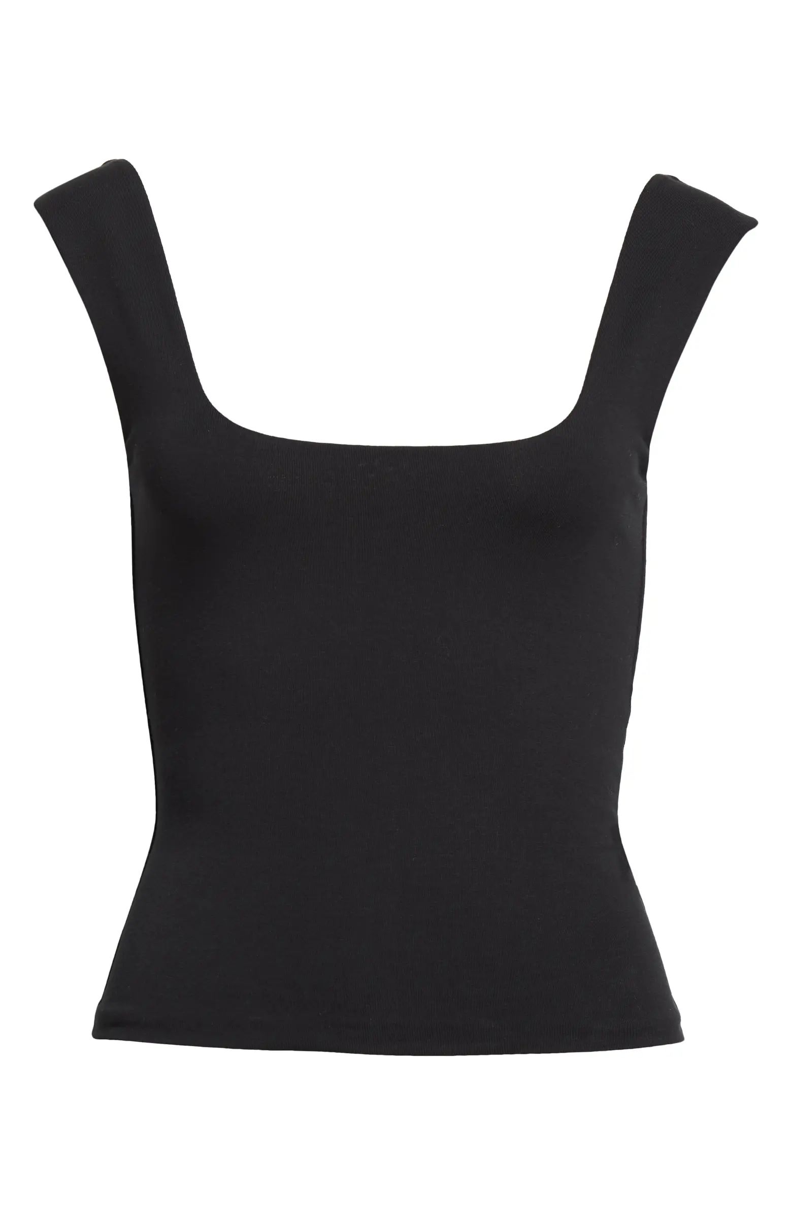 Square Neck Rib Tank Top | Nordstrom