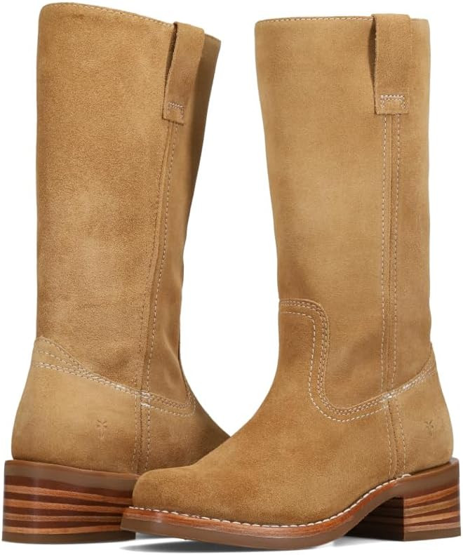 Frye Campus 12R Leather Boots for Women, Goodyear Welt, Round Toe, Unlined | Amazon (US)