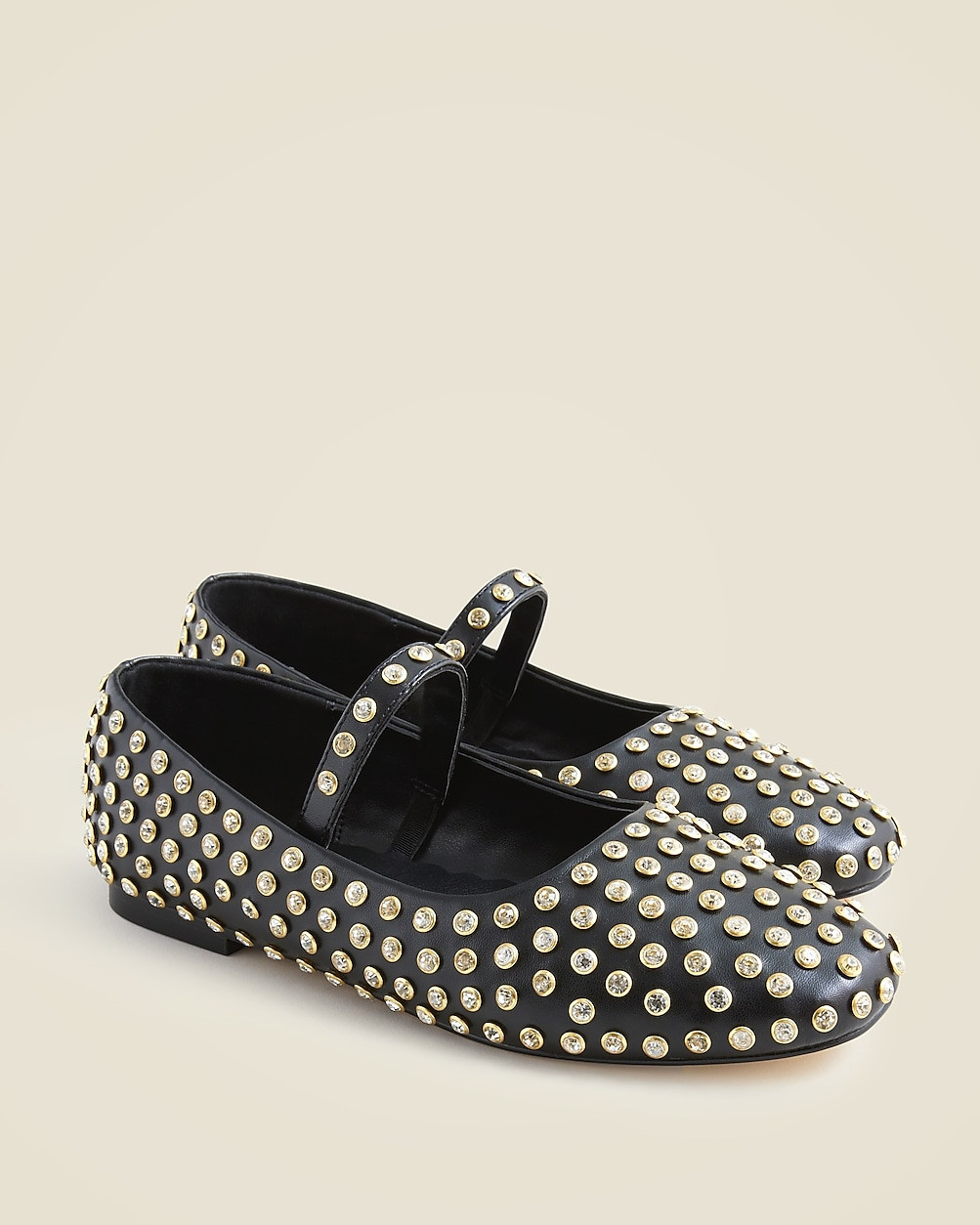 Girls' jewel-embellished ballet flats | J. Crew US