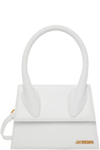 White 'Le Grand Chiquito' Top Handle Bag | SSENSE