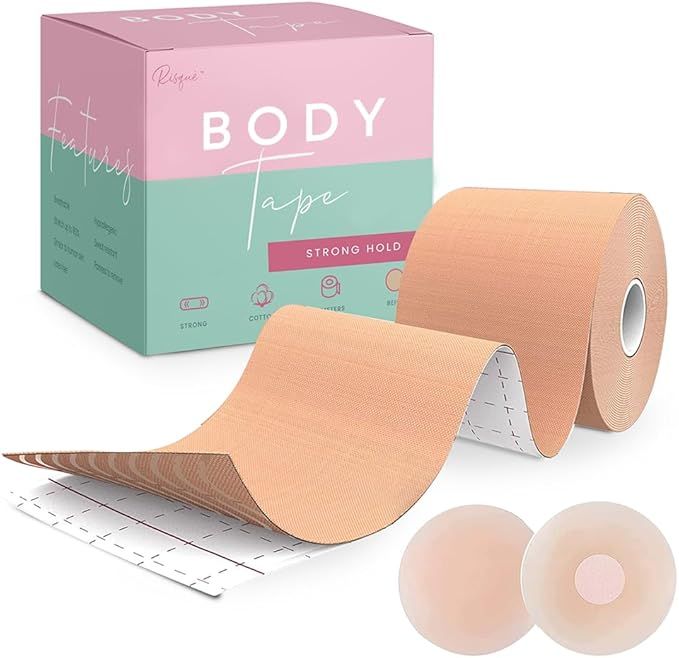 Boob Tape Boobtape for Breast Lift | Includes Nipple Covers | Body Tape for Push up & Shape | Wor... | Amazon (US)