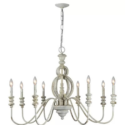 Barnabas 8 - Light Candle Style Classic / Traditional Chandelier | Wayfair North America